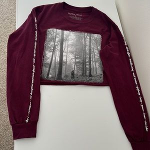 Taylor Swift “in the trees” Cropped Long Sleeve